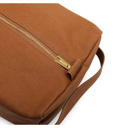 Carhartt WIP Canvas Washbag (Braun)