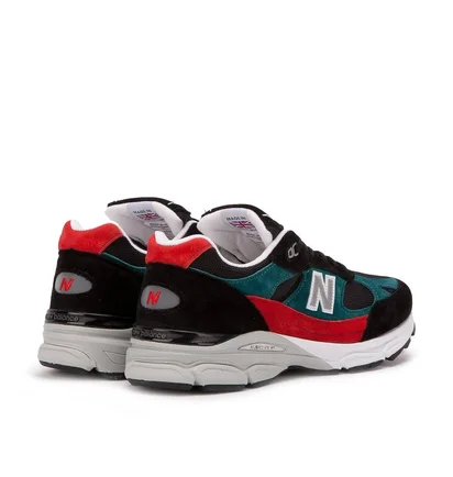 New Balance M 9919SCF - Made in England '.9 Pack' (Schwarz / Rot / Türkis)