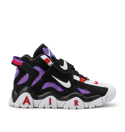 Nike Air Barrage Mid QS (Schwarz / Weiß / Lila)