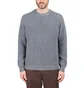 Norse Projects Roald Raglan Indigo Mouliné Pullover (Grau)