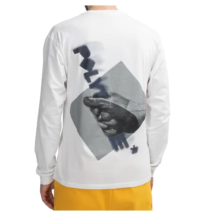 Polythene* Optics Jersey Longsleeve (Weiß / Blau)
