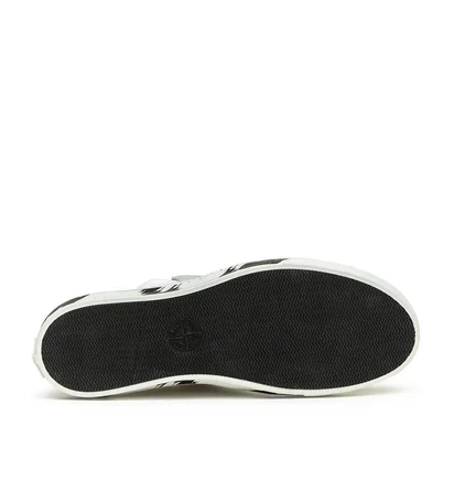 Stone Island Shadow Project Slip-On Mid Leather (Weiß)