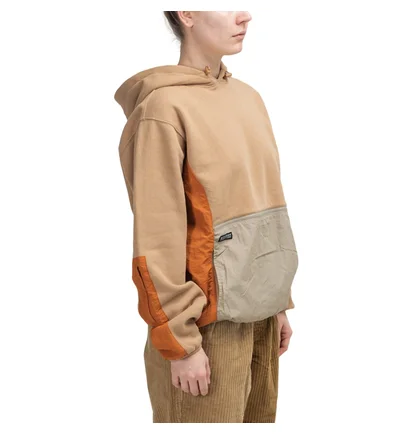 Stüssy WMNS Divison Contrast Hoodie (Khaki)