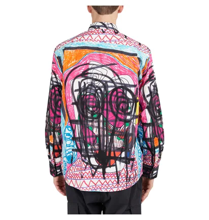 Sex Skateboards Mess Button Up Shirt (Multi)