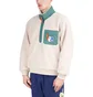 Brain Dead Yin Yang Half Zip Jacket (Beige / Grün)