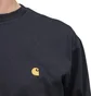 Carhartt WIP L/S Chase T-Shirt (Navy / Gold)