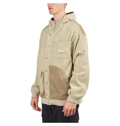 Dime Corduroy Hooded Jacket (Beige)