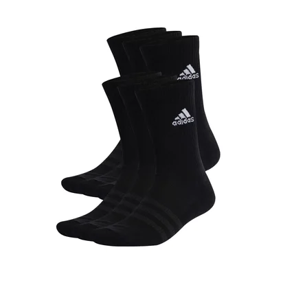 adidas Cushioned Sportswear Crew Socken 6 Pack (Schwarz)