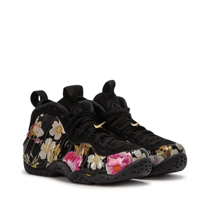 Nike Air WMNS Foamposite 1 'Floral' (Schwarz)