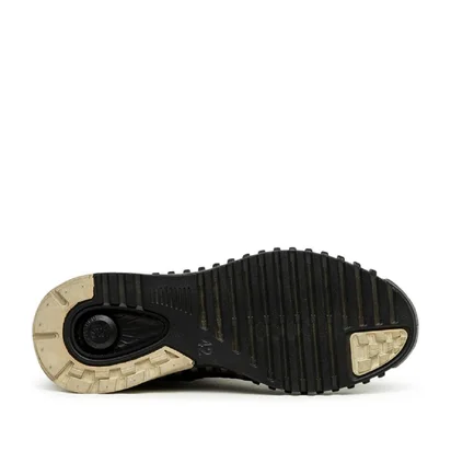 Stone Island Garment Dyed Leather Exostrike Boot (Schwarz)