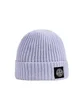 Stone Island Ribbed Beanie (Hellblau)