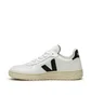 Veja WMNS V-10 Leather (Weiß / Schwarz)