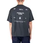 Obey Around the Globe Pigment T-Shirt (Schwarz)