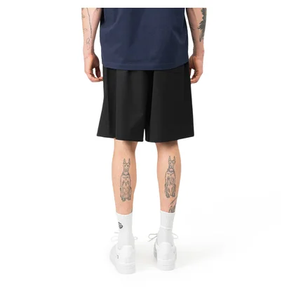 adidas Y-3 Classic Refined Wool Stretch Tailored Shorts (Schwarz)