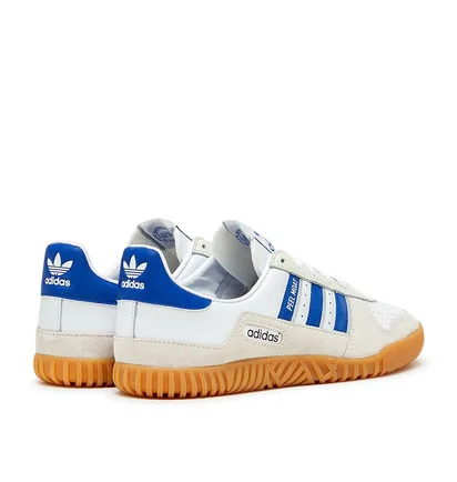 adidas Indoor Comp (Weiß / Blau / Beige)