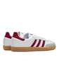 adidas Samba OG (Weiß / Dunkelrot)