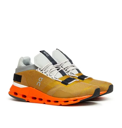 On Cloudnova (Brown / Orange)