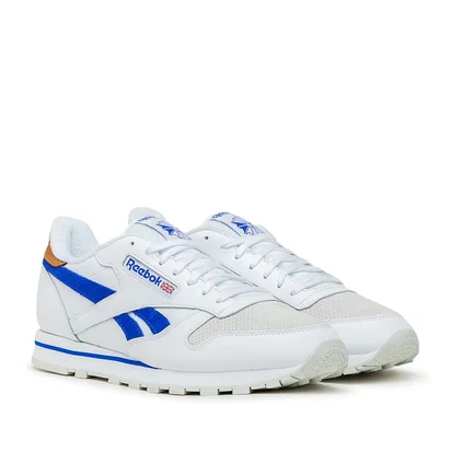 Reebok Classic Leather (Weiß / Blau)