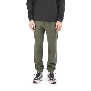 Stone Island Garment Dyed Cargo Sweatpant (Olive)