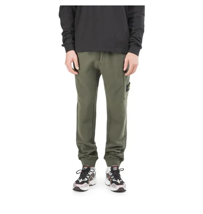 Stone Island Garment Dyed Cargo Sweatpant (Olive)