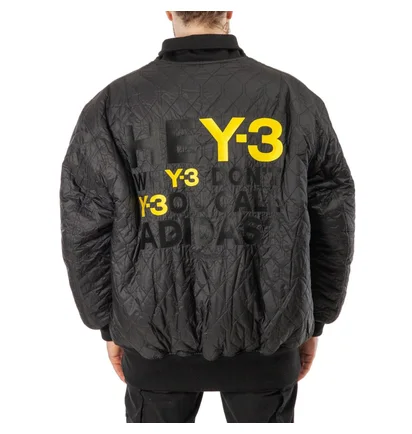Y-3 Oversized Reversible Bomber (Schwarz)
