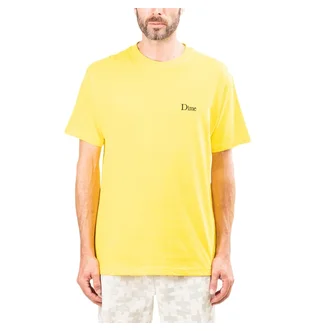 Dime Classic Small Logo T-Shirt (Gelb)