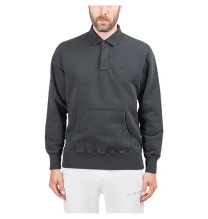 Aimé Leon Dore Pigment-Dyed Kanga Rugby Sweatshirt (Schwarz)
