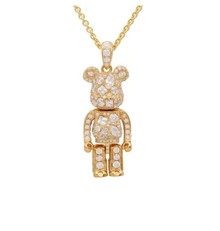Medicom x Velvet Lounge Stardust Be@rbrick Pendant (Gold)
