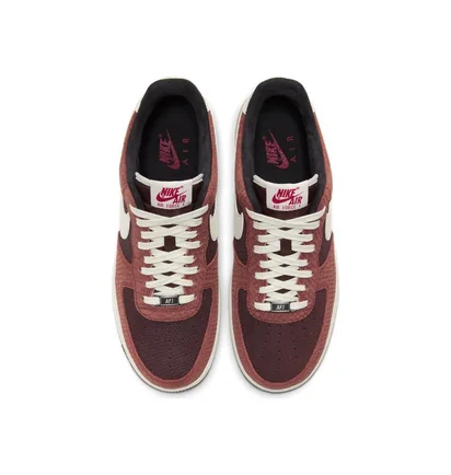 Nike Air Force 1 Premium (Rot / Beige)
