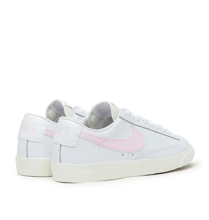 Nike Blazer Low Leather (Weiß / Rosa)