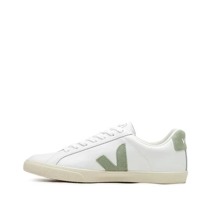 Veja WMNS Esplar Leather (Weiß / Oliv)