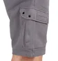 Stone Island Cotton Fleece Bermuda Cargo Shorts (Grau)
