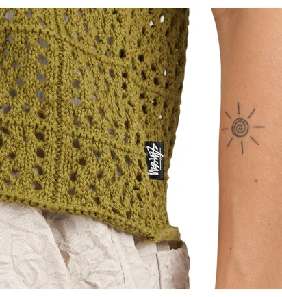 Stüssy Samira Crochet Top (Avocado)