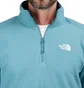 The North Face 100 Glacier 1/4 ZIP Fleece Pullover (Blau)