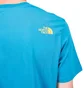 The North Face M SS Fine Tee (Blau / Gelb)