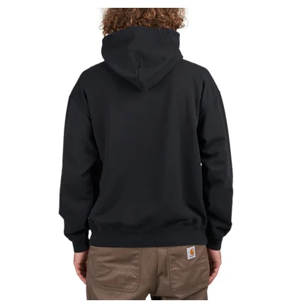Neighborhood College Hooded Sweatshirt (Schwarz / Weiß)