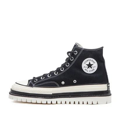 Converse Chuck 70 LTD Lugged Platform (Schwarz / Weiß)