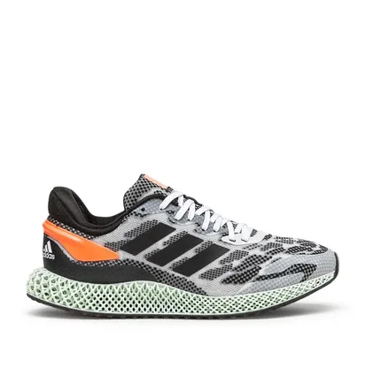 adidas 4D Run 1.0 (Grau / Schwarz / Orange)