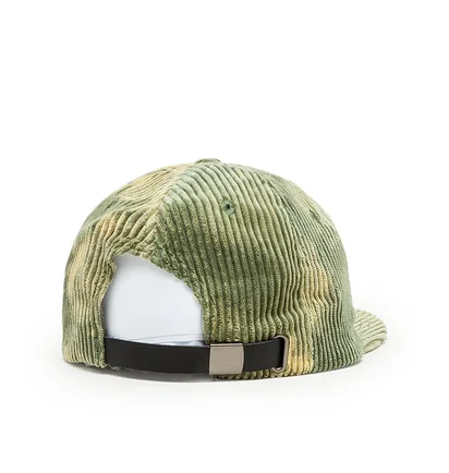 Brain Dead Bleached Cord Logo Head Hat (Grün)