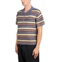 Brain Dead Lifted Stripe Half Zip Shirt (Multi)