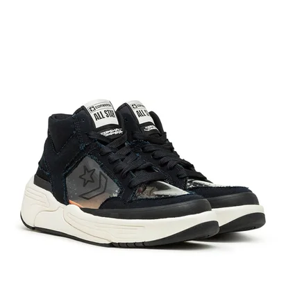 Converse x Joshua Vides Weapon CX HI (Schwarz)