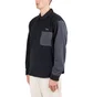 Dime Polar Fleece Button Up Shirt (Schwarz)