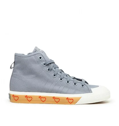 adidas x Human Made Nizza Hi (Grau)