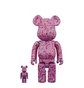Medicom 100% + 400% Keith Haring V2 Be@rbrick Toy (Lila)