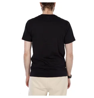 New Balance MT 73587 Essentials Stacked Logo Tee (Schwarz)