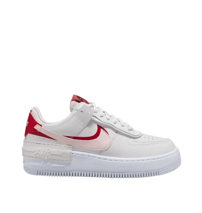 Nike WMNS Air Force 1 'Shadow' (Weiß / Rot)