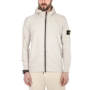 Stone Island Knitwear Hooded Jacket (Altweiß)