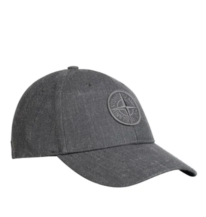 Stone Island Logo Cap (Grau)