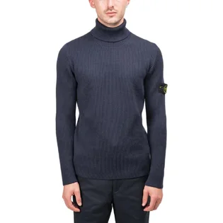 Stone Island Rib Wool Pullover (Navy)