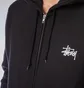 Stüssy Basic Stüssy Zip Hood (Schwarz)